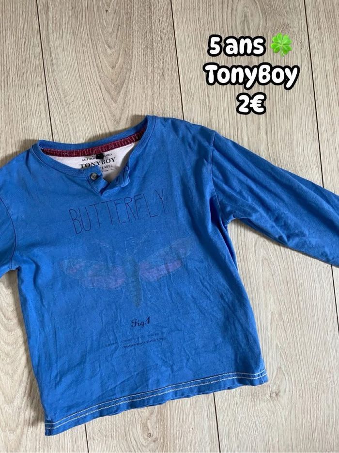 T-shirt 🍀 5 ans 🍀 Tony Boy