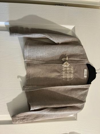 4/5 ans Neck&neck gilet coton fin brodé + pince