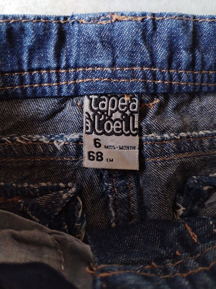Jean Tape à l'oeil, taille 6 mois - photo numéro 3