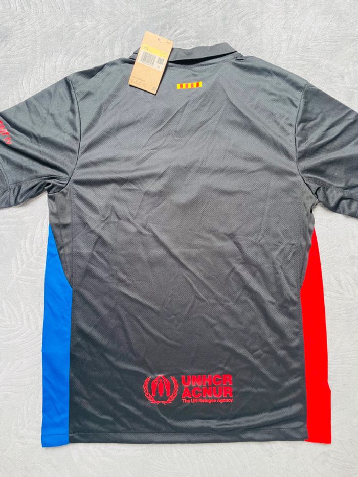 Maillot concept foot Barça noir rouge bleu Travis Scott taille S - photo numéro 9