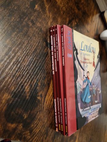 Lot de 4 livres : Loulou de Montmartre