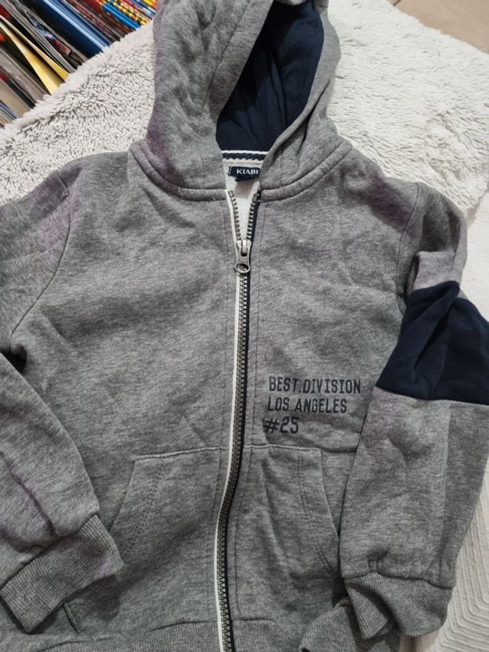 Gilet chaud kiabi 4 ans gris
