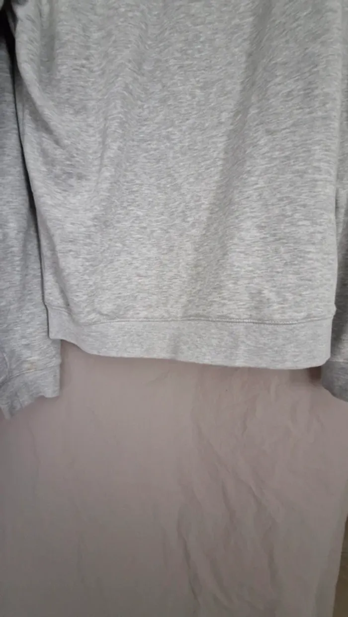 Veste capuche  teddy smith à fermeture gris homme taille L - photo numéro 9