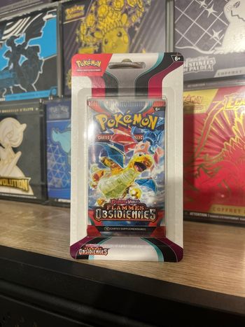 Booster Blister ev3 flammes obsidiennes scellé en français 