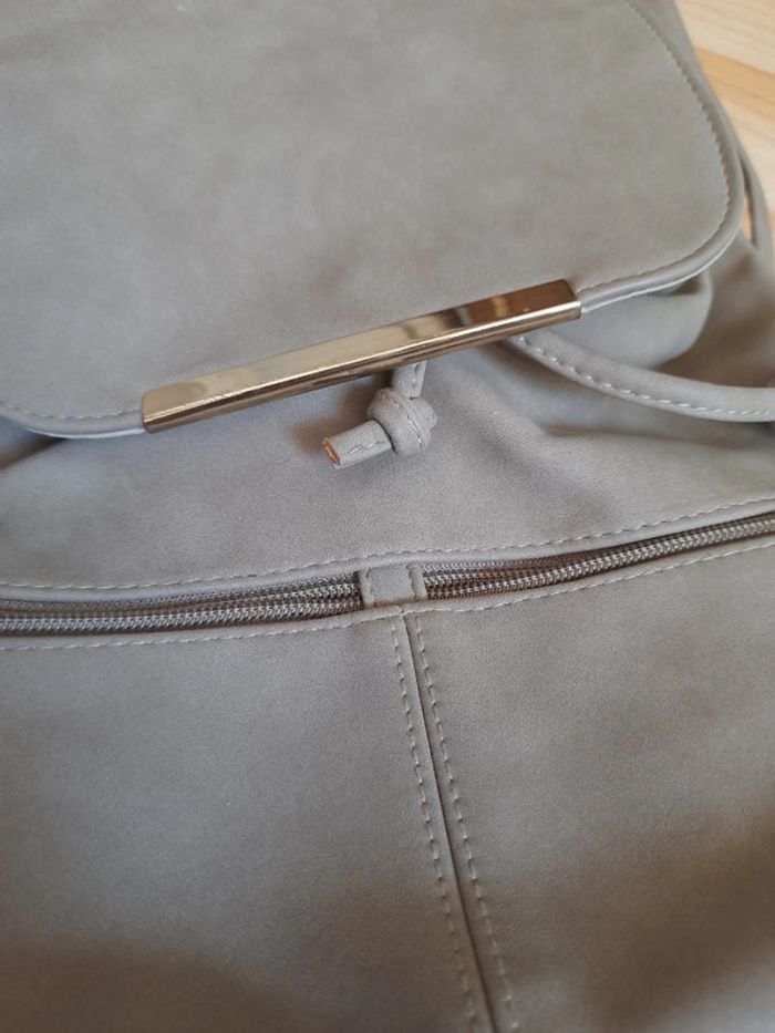 Sac à dos beige/marron - photo numéro 2