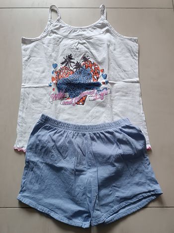 Pyjama short+manches courtes