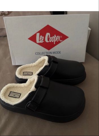 Sandales  mules fourrée taille 39 Lee Cooper neuf