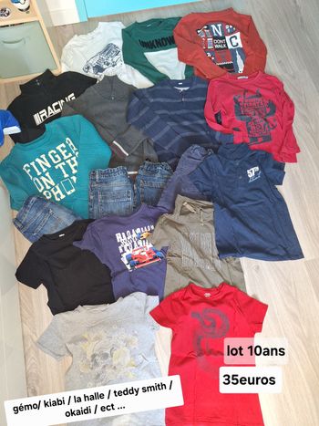 Lot vêtements 10ans