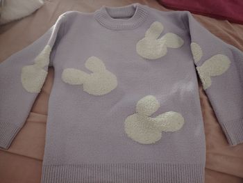Pull lapin lavande 