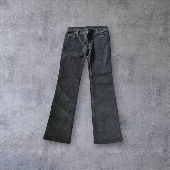 pantalon velours côtelé kaki Zara femme taille 36 **avec défaut**