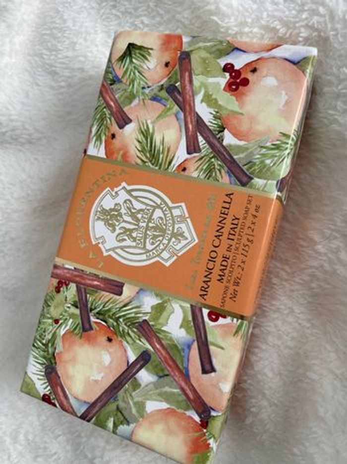 Coffret savons la florentina orange canelle artisanal - photo numéro 4