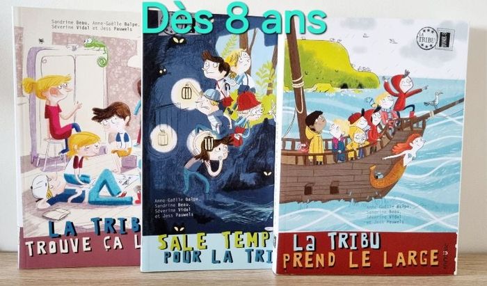 Lot de 3 livres jeunesses "La tribu"
