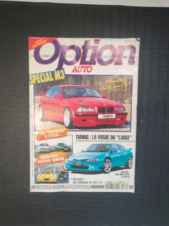 Magazine automobile vintage option auto numéro 70 avril mai 1996