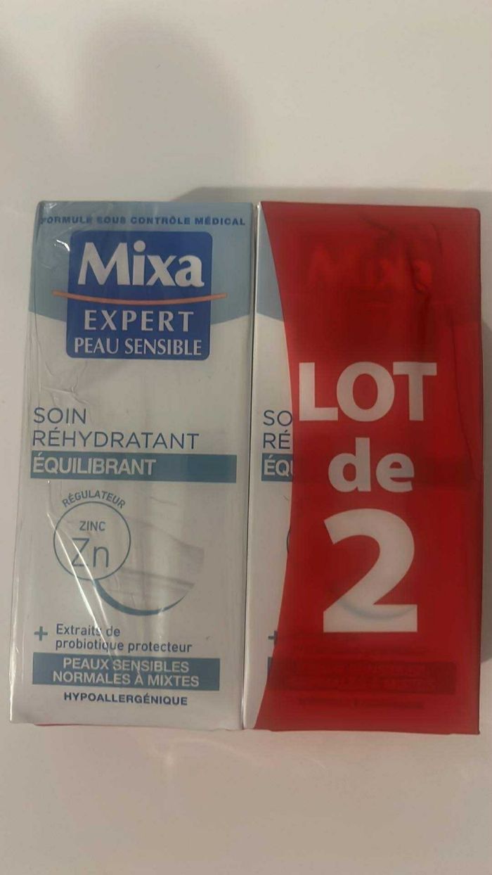 Mixa expert peau sensible/ soin Réhydratant Équilibrant