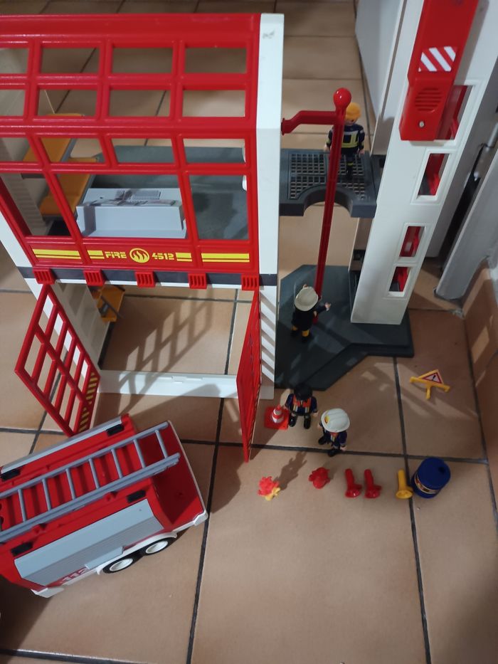 Lot playmobil pompier - photo numéro 3
