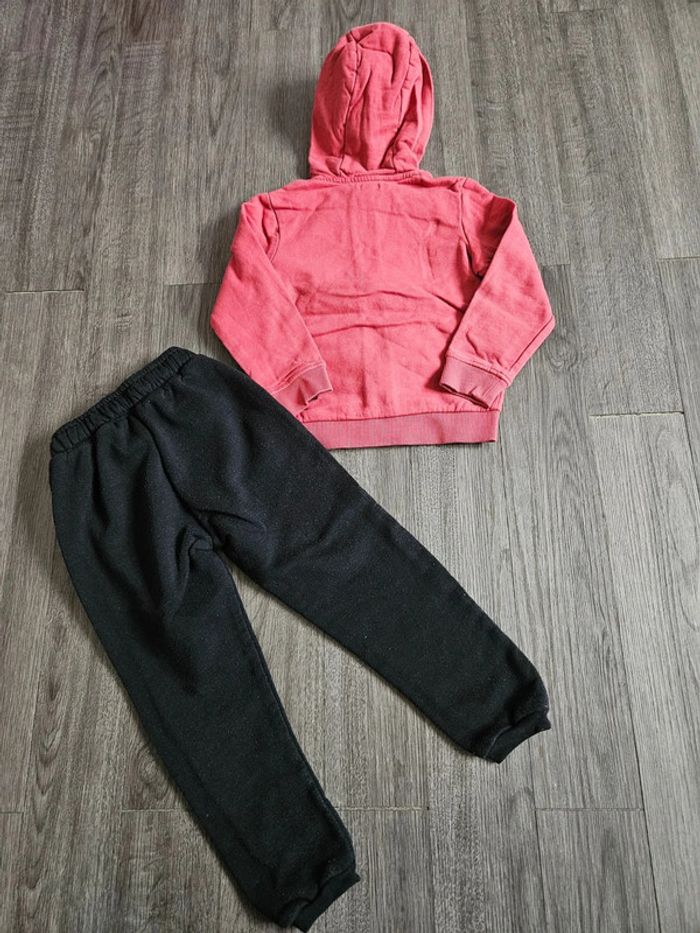 Ensemble fille rose et noir taille 5 ans - photo numéro 2