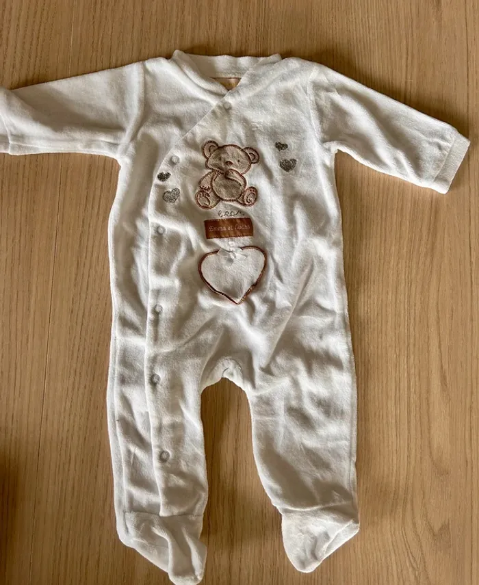 Pyjama blanc bébé