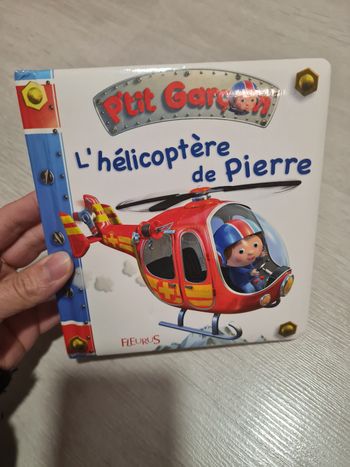 Livre P'tit Garçon L'hélicoptère de Pierre 