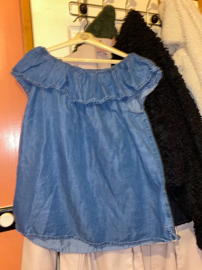 T short en jean - photo numéro 2