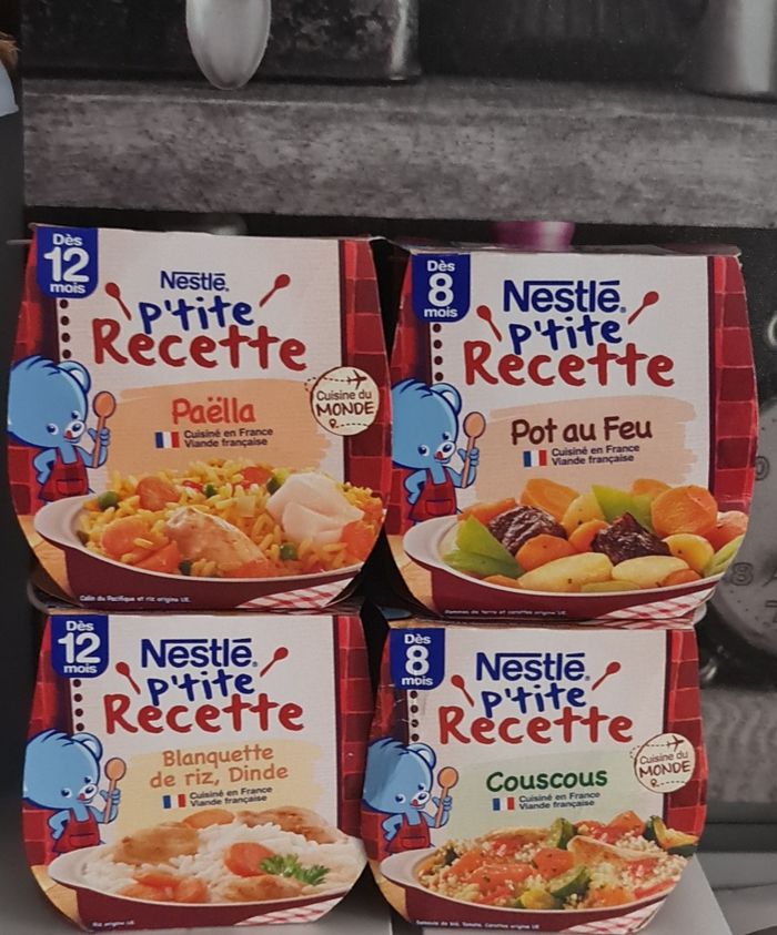 Nestlé - Petits pots bébé  8M+ - 2x200g lot 4