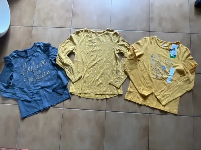 Lot 3 t shirts fille 10 ans