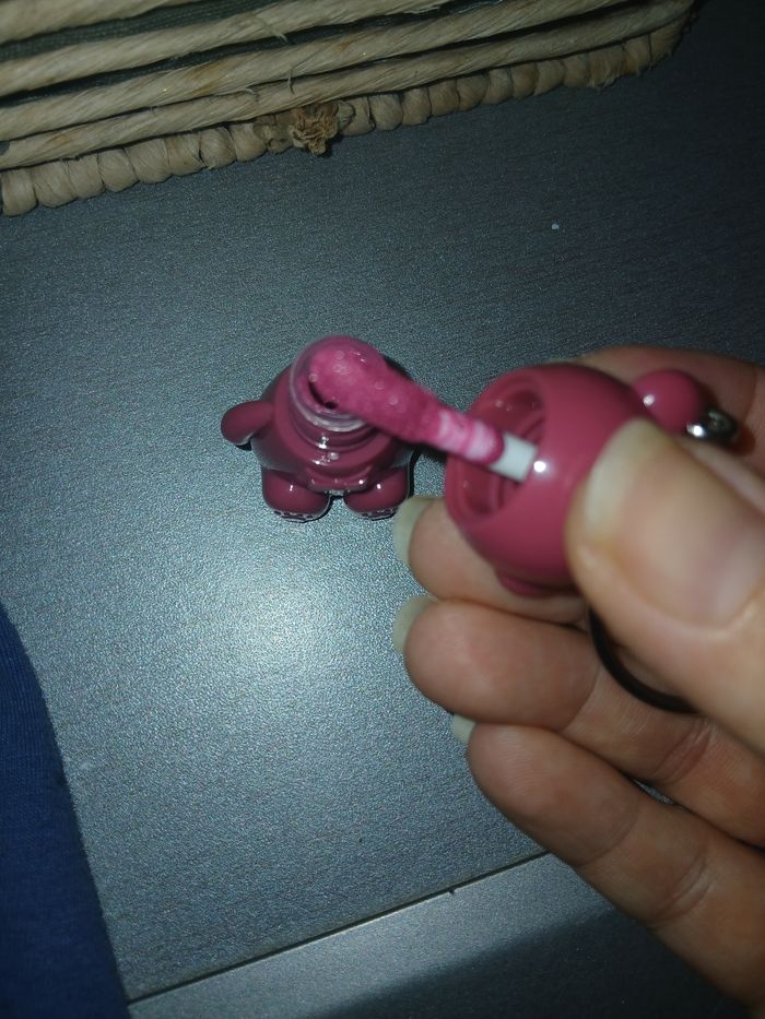 Rouge a lèvres nounours porte clef - photo numéro 2