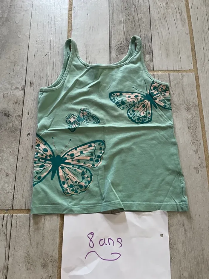Très joli débardeur été fille 8 ans