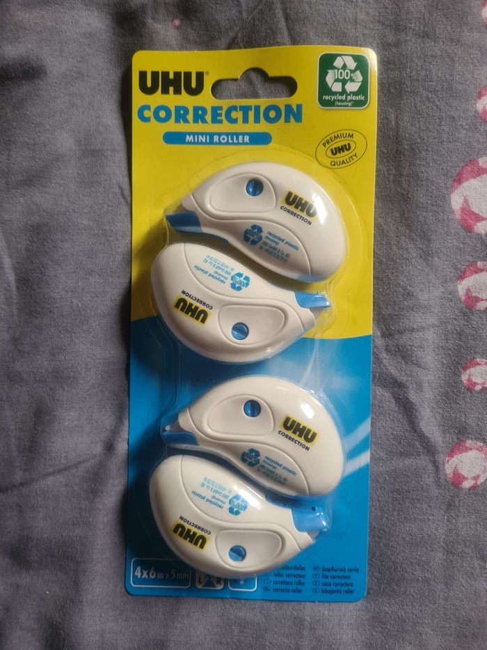 Lot de 4 mini rubans correcteurs NEUFS