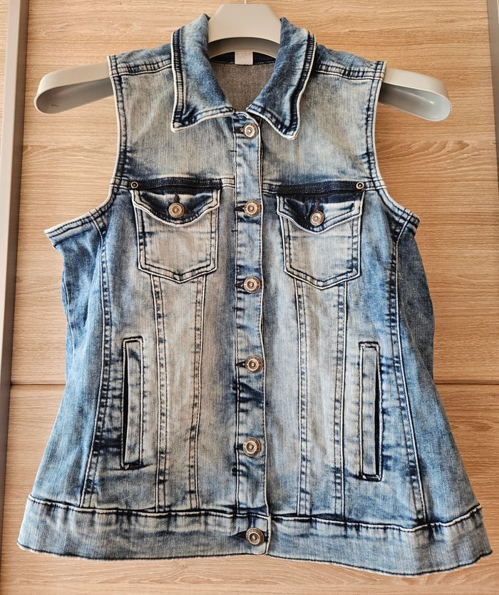 Veste en jeans sans manche