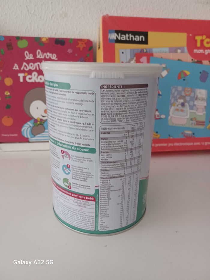 Boite de lait guigozgest 2ème  âge neuf. - photo numéro 2