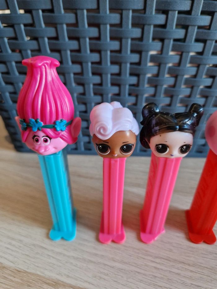 Lot 4 pez "fille" girly rose trolls lol et peppa pig - photo numéro 2