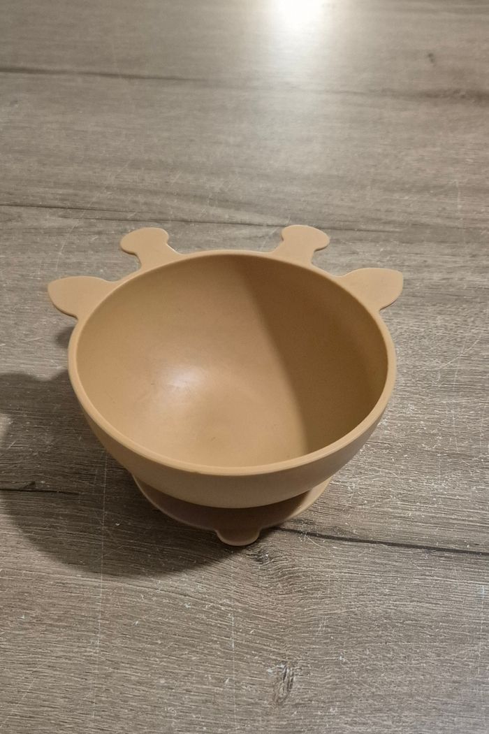 Bol et gobelet girafe en silicone - photo numéro 8