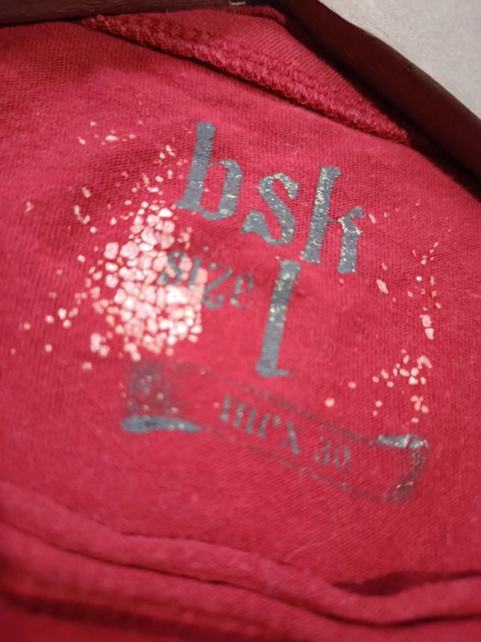 T-shirt rouge Bershka 36 - photo numéro 3