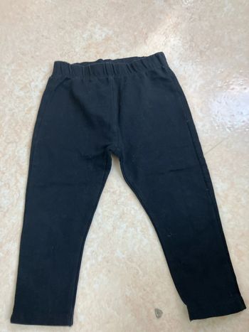Legging noir Mickey Mouse ZaraxDisney 18-24 mois
