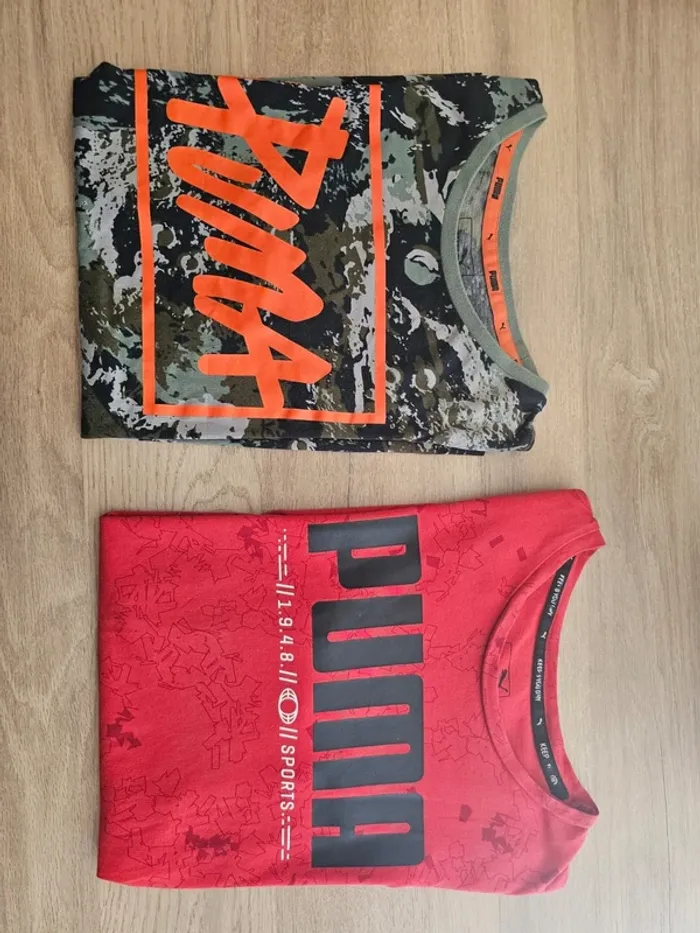 2 tee shirt puma garçon 11 12 ans + 1 gratuit - photo numéro 18