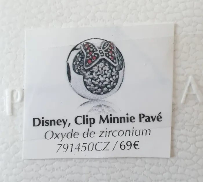 Clip Disney Minnie Pavé pandora neuf - photo numéro 2