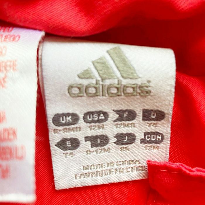 Adidas Blouson Puffer Jacket Rose Pink Exclusive Collection logo brodé en très bon état (Taille 12 Mois Fille) - photo numéro 5