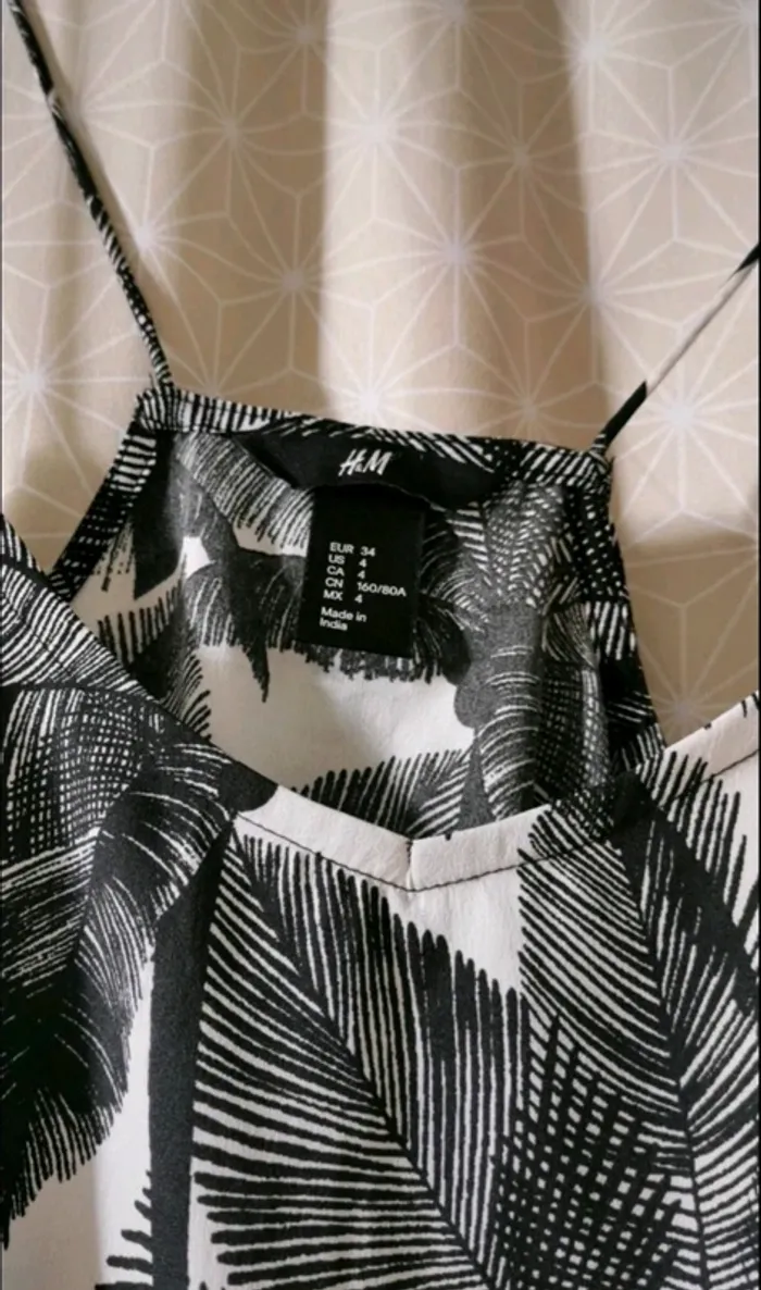 Robe feuillage h&m - photo numéro 3