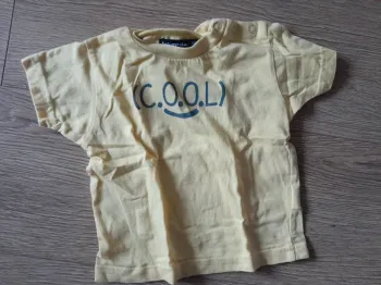 T-shirt bébé jaune - Tout Compte Fait