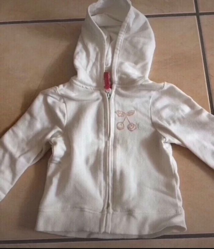 Sweat à capuche, blanc, 12 mois, Orchestra