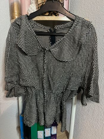 T shirt noir argenté bershka