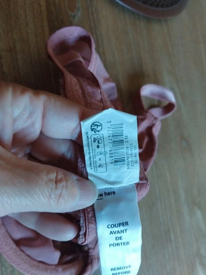 Soutien gorge vieux rose - photo numéro 7