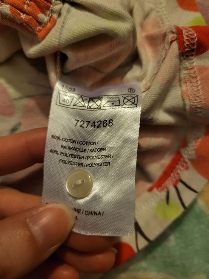 Tee-shirt fille 6 mois - photo numéro 3