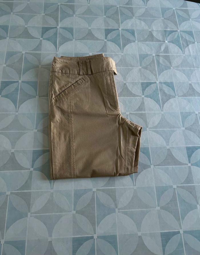Pantacourt femme beige - 38 / M - Phildar - très bon état - photo numéro 4
