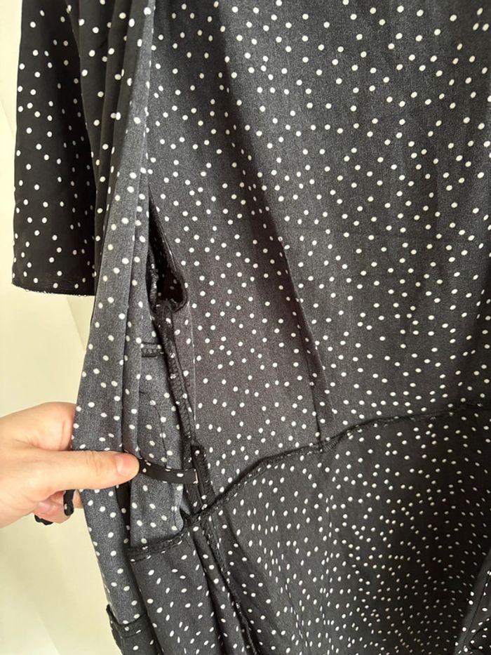 Robe portefeuille noire - photo numéro 4
