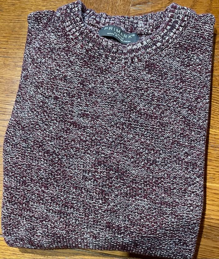 Pull d’hiver Primark Bordeaux Homme taille XL Primark - photo numéro 3