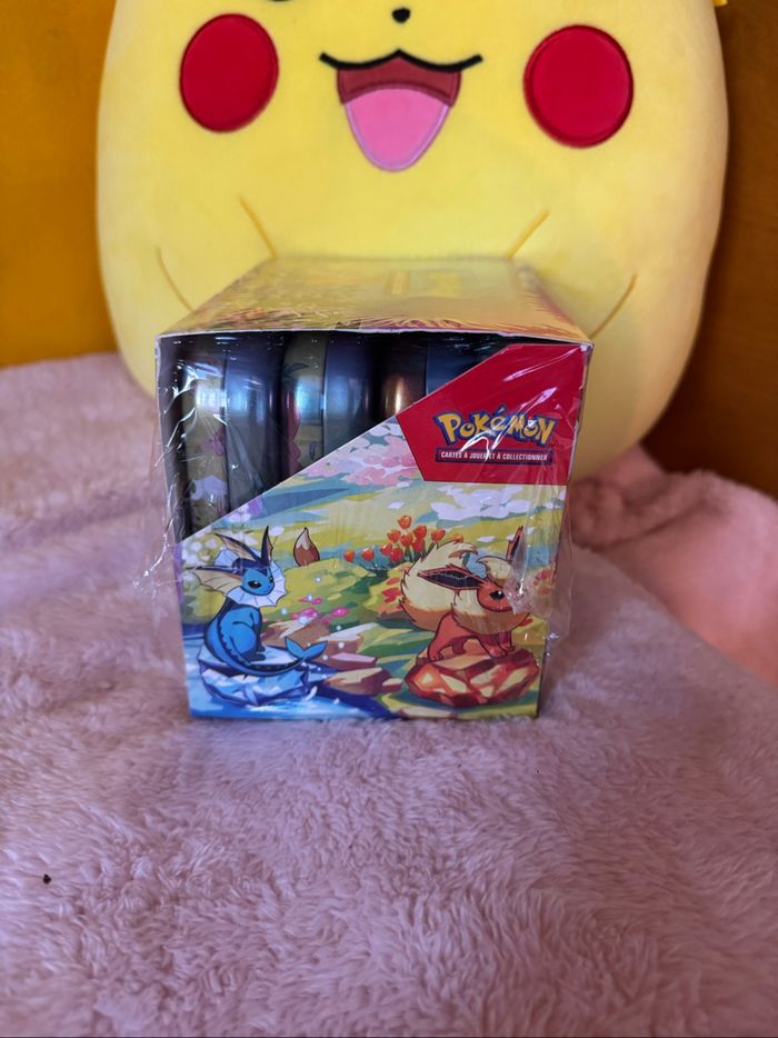 Pokémon Display de mini tin EV8.5 Évolutions Prismatiques 🇫🇷 neuve et scellée - photo numéro 2