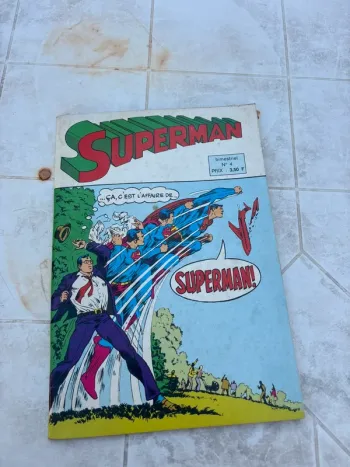 📚 Superman N°4 1974 Édition française Sagédition) Vintage Rare !