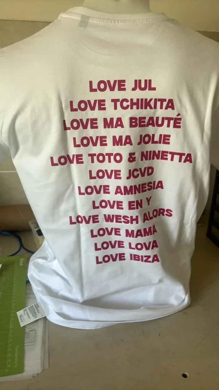 T shirt d’or et de platine jul - photo numéro 4