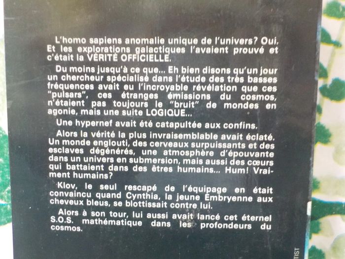 Le sursis d'Hypnos de Piet Legay Ed. Fleuve Noir - photo numéro 2